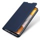 Dux Ducis Skin Pro series priekš Samsung Galaxy A20s A207 - Tumši Zils - sāniski atverams maciņš ar magnētu un stendu