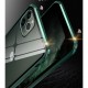 Magnetic Full Glass Back Case priekš Samsung Galaxy A32 4G A325 - Melns - alumīnija bampers ar priekšējo un aizmugurējo aizsargstiklu