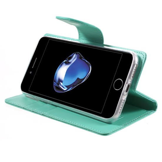 Mercury Bravo Flip Case priekš Apple iPhone 11 Pro - Tirkīzs - sāniski atverams maciņš ar stendu