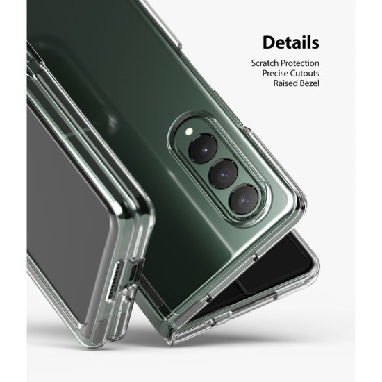 Ringke Slim Clear Case (Upper Cover / Lower Cover) priekš Samsung Galaxy Fold3 5G - Caurspīdīgs - plastikas aizmugures apvalks / vāciņš