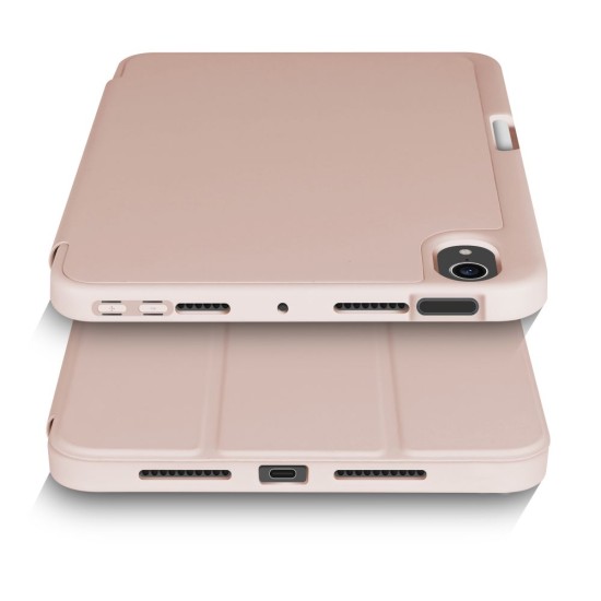 Tech-Protect SC Pen Book Case priekš Apple iPad mini 6 (2021) - Rozā - sāniski atverams maciņš ar stendu