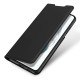 Dux Ducis Skin Pro series priekš Samsung Galaxy S21 FE 5G G990 - Melns - sāniski atverams maciņš ar magnētu un stendu