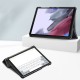 Tech-Protect Smart Case priekš Samsung Galaxy Tab A8 10.5 X200 / X205 - Melns - sāniski atverams maciņš ar magnētu un stendu