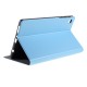 PU Leather Stand Tablet Cover Case priekš Samsung Galaxy Tab A7 Lite T220 / T225 - Gaiši Zils - sāniski atverams maciņš ar stendu
