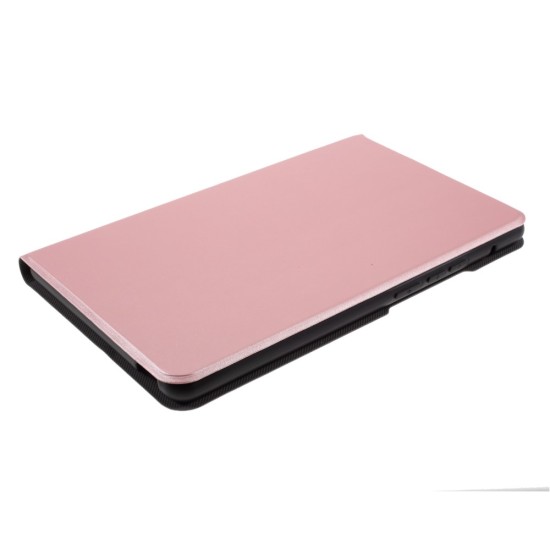 PU Leather Stand Tablet Cover Case priekš Huawei MatePad T8 8.0 - Rozā Zelts - sāniski atverams maciņš ar stendu