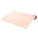 Tri-fold Stand PU Leather Tablet Protective Shell priekš Apple iPad Pro 11 (2018) / Air 4 (2020) / Air 5 (2022) - Rozā - sāniski atverams maciņš ar stendu