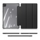 Dux Ducis Toby series priekš Samsung Galaxy Tab A8 10.5 X200 / X205 - Melns - sāniski atverams maciņš ar magnētu un stendu