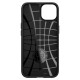 Spigen Liquid Air series Back Case priekš Apple iPhone 13 - Melns - silikona aizmugures apvalks / bampers-vāciņš