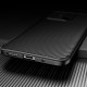 Beetle Series Carbon Fiber TPU Protection Phone Cover priekš Xiaomi Redmi 10C - Melns - triecienizturīgs silikona aizmugures apvalks / bampers-vāciņš