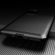 Beetle Series Carbon Fiber TPU Protection Phone Cover priekš Samsung Galaxy S20 FE G780 - Melns - triecienizturīgs silikona aizmugures apvalks / bampers-vāciņš