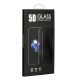 5D Full Glue Tempered Glass screen protector priekš Samsung Galaxy S21 FE 5G G990 - Melns -  Ekrāna Aizsargstikls / Bruņota Stikla Aizsargplēve