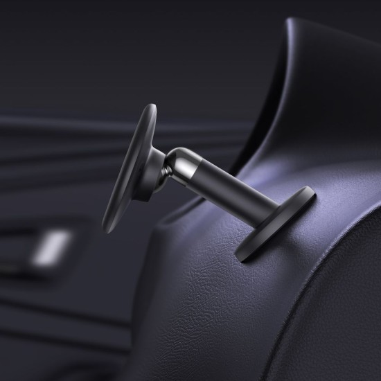 Baseus C01 Magnetic Dashboard Car Mount Holder - Melns - Universāls magnētisks stiprinājums uz automašīnas paneļa