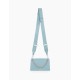 iDeal of Sweden SS21 Lia Baguette Medium Hand Bag - Soft Blue Croco - женская сумочка / сумка через плечо