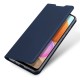 Dux Ducis Skin Pro series priekš Samsung Galaxy A13 4G A135 - Tumši Zils - sāniski atverams maciņš ar magnētu un stendu