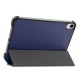 Tri-fold Stand PU Smart Auto Wake/Sleep Leather Case для Apple iPad mini 6 (2021) - Тёмно Синий - чехол-книжка со стендом / подставкой