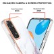 IMD Electroplating Marble Pattern TPU Phone Shell priekš Xiaomi Redmi Note 11 / Note 11S - Balts - silikona aizmugures apvalks / bampers-vāciņš