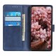 Stand Magnetic Closure PU Leather Book Cover Huawei Nova 9 / Honor 50 - Zils - sāniski atverams mākslīgas ādas maciņš ar stendu