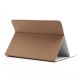 Universal 9.7-inch Leather Magnetic Case Stand for Tablet PC - Brown - universāls sāniski atverams maks planšetdatoriem ar stendu (ādas grāmatiņa, leather book wallet case cover stand)