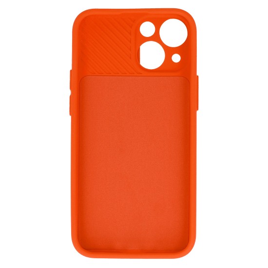 CamShield Soft Back Case priekš Samsung Galaxy A13 4G A135 - Oranžš - silikona aizmugures apvalks / bampers ar kameras aizsargmehānismu