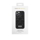 iDeal of Sweden Atelier AG22 Back Case priekš Apple iPhone 13 Pro Max - Puffy Black - mākslīgās ādas aizmugures apvalks ar turētāju / bampers-vāciņš