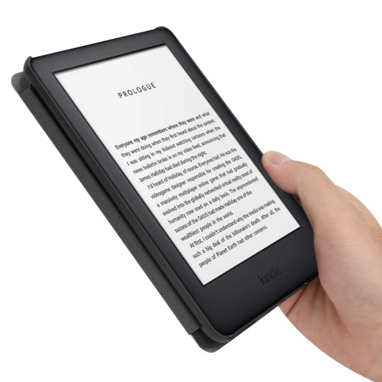 Tech-Protect Smart Case priekš Amazon Kindle Paperwhite 5 / SE (2021) - Zils / Magnolija - sāniski atverams maciņš ar stendu