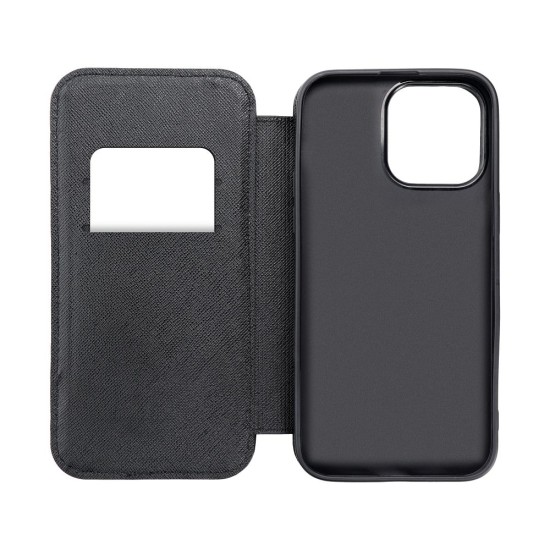 Puffer Book Case для Samsung Galaxy Xcover 5 G525 - Чёрный - чехол-книжка со стендом / подставкой