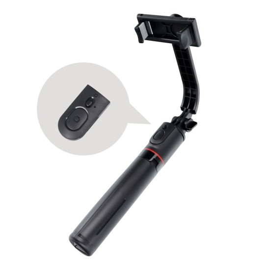 Combo SSTR-13 Bluetooth remote control Selfie Stick with Tripod - Melns - Selfie monopod Teleskopisks Universāla stiprinājuma statīvs
