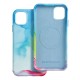 Leather MagSafe Back Case priekš Apple iPhone 12 Pro - Krāsains - mākslīgās ādas aizmugures apvalks / bampers-vāciņš