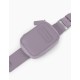 iDeal of Sweden Athena Necklace AS22 Back Case priekš Apple iPhone 12 / 12 Pro - Lavender - mākslīgās ādas aizmugures apvalks ar siksniņu un Airpods somiņu / bampers-vāciņš