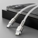 Baseus 2M Cafule PD 20W Fast Charging Type-C to Lightning cable - Balts - Apple iPhone / iPad lādēšanas un datu kabelis / vads