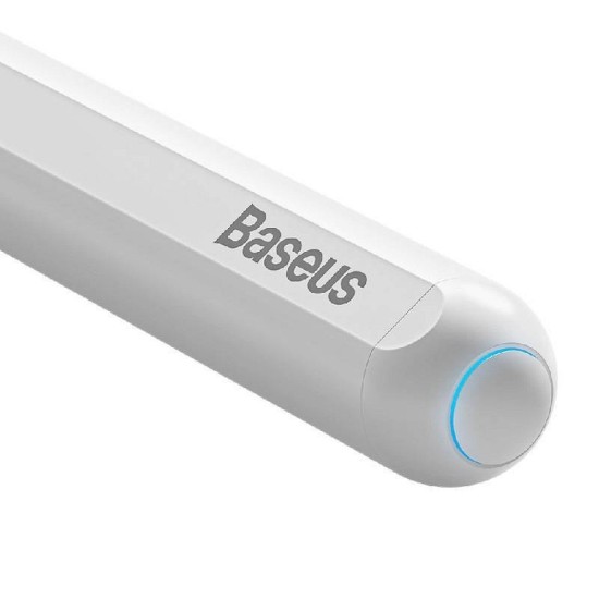 Baseus (SXBC060002) Active Capacitive Pen Touch Screen Stylus Drawing 2 (active version) - Universāls vadības kociņš - Balts - pildspalva planšetdatoriem (Apple Pencil analogs)