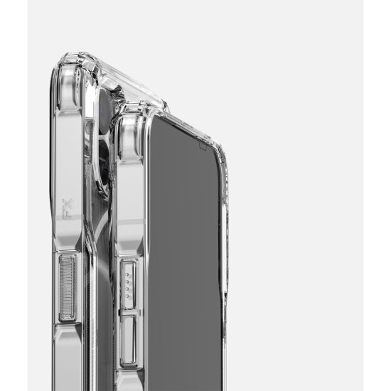 Ringke Fusion X Series Back Case priekš Nothing Phone (1) - Caurspīdīgs - triecienizturīgs silikona-plastikāta aizmugures apvalks / bampers-vāciņš