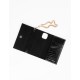 iDeal of Sweden Studio AW20 Clutch priekš Apple iPhone 12 mini - Neo Noir Croco - mākslīgās ādas grāmatveida maks rokassomas veidā ar siksniņu