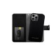 iDeal of Sweden Magnet Wallet+ Case priekš Apple iPhone 13 Pro Max - Black - mākslīgās ādas sāniski atverams maciņš ar bamperu uz magnēta