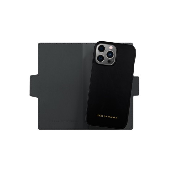 iDeal of Sweden Atelier AW21 Wallet Case priekš Apple iPhone 13 Pro Max - Intense Khaki - mākslīgās ādas sāniski atverams maciņš ar bamperu uz magnēta