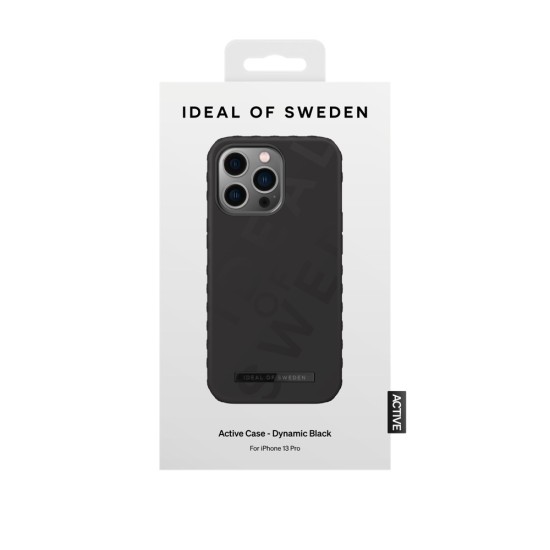 iDeal of Sweden Active AC21 Back Case priekš Apple iPhone 13 Pro - Dynamic Black - silikona aizmugures apvalks / bampers-vāciņš