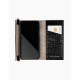 iDeal of Sweden Cassette AW21 Clutch priekš Apple iPhone 14 - Black Croco - mākslīgās ādas grāmatveida maks rokassomas veidā ar siksniņu