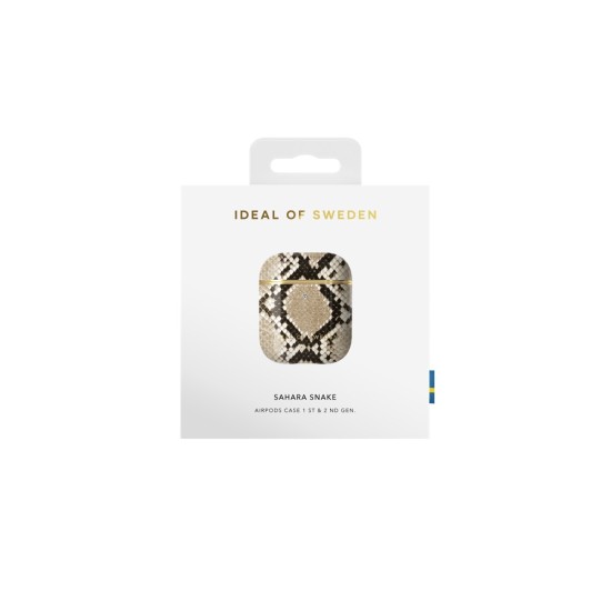 iDeal of Sweden Fashion Case priekš Apple Airpods - Sahara Snake - plastikāta apvalks bezvadu austiņu lādēšanas ierīcei