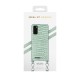iDeal of Sweden Atelier Necklace SS21 Back Case priekš Samsung Galaxy S20 G980 - Mint Croco - mākslīgās ādas aizmugures apvalks ar siksniņu / bampers-vāciņš
