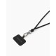 iDeal of Sweden SI23 Phone Cord Strap - Coal Black - auduma kakla aukla