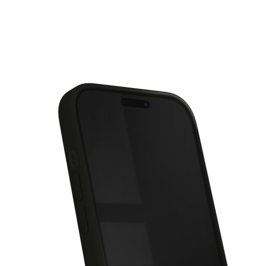 iDeal of Sweden Silicone MagSafe Back Case priekš Apple iPhone 15 Pro - Black - silikona aizmugures apvalks / bampers-vāciņš