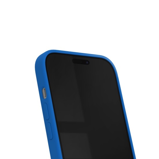 iDeal of Sweden Silicone MagSafe Back Case priekš Apple iPhone 15 - Cobalt Blue - silikona aizmugures apvalks / bampers-vāciņš
