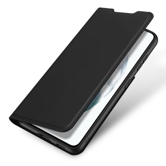 Dux Ducis Skin Pro series priekš Samsung Galaxy S23 FE S711 - Melns - sāniski atverams maciņš ar magnētu un stendu