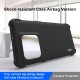 Imak Matte Finish Airbag TPU Back Case priekš OnePlus 10T - Melns - triecienizturīgs silikona aizmugures apvalks (bampers, vāciņš, slim TPU silicone case shell cover, bumper)