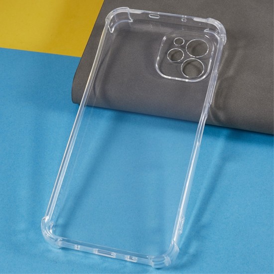 Shockproof TPU Back Case priekš Huawei Nova Y61 - Caurspīdīgs - silikona aizmugures apvalks / bampers-vāciņš