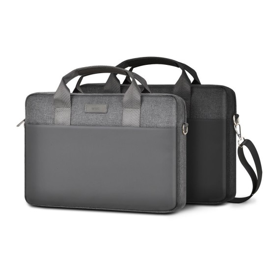 WIWU Waterproof Minimalist Pro Laptop Bag Use for 14-inch - Pelēka - Computer Laptop / Notebook Bag / Datorsoma