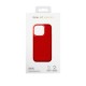 iDeal of Sweden Clear Back Case priekš Apple iPhone 15 Pro - Radiant Red - silikona aizmugures apvalks / bampers-vāciņš