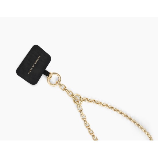 iDeal of Sweden Phone Chain Strap - Gold - metāliska kakla siksniņa