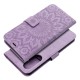 Forcell Mezzo Book Case priekš Samsung Galaxy A56 5G A566 - Violets / Mandala - sāniski atverams maciņš ar stendu un auklu / grāmatveida maks
