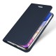 Dux Ducis Skin Pro series priekš Apple iPhone 16e - Tumši Zils - sāniski atverams maciņš ar magnētu un stendu (ādas maks, grāmatiņa, leather book wallet case cover stand)
